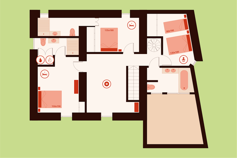 Hostal Vilafreser - First floor
